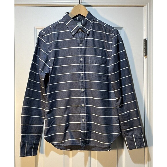 Bonobos Men’s Oxford Button Down Shirt Slim Fit Striped Work Casual Size Small - Picture 1 of 4